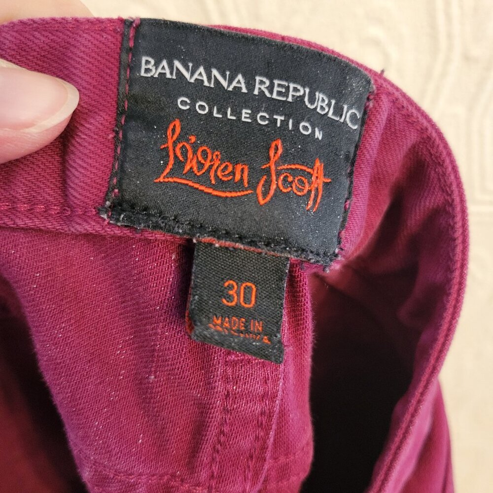 Banana Republic Collection × Loren Scott Skinny Jeans Women's Size 30